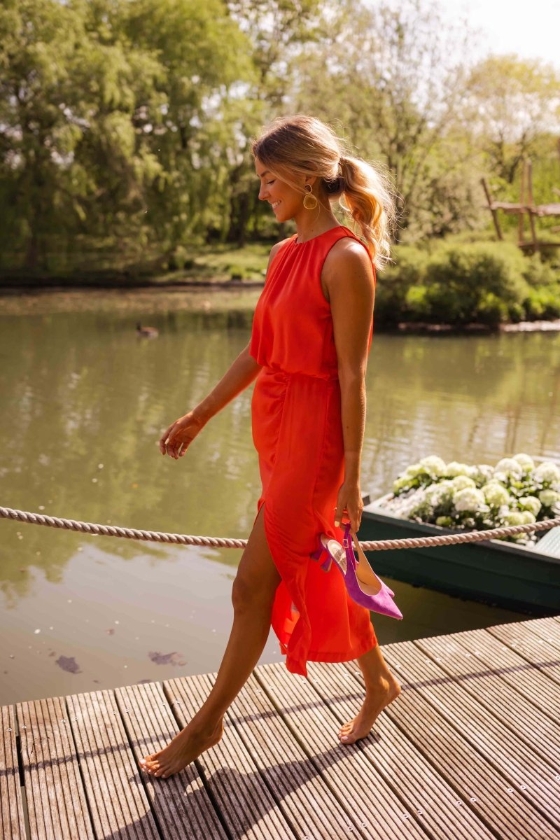 Lisa™ — Zomers Midi Jurkje - Lune Amsterdam