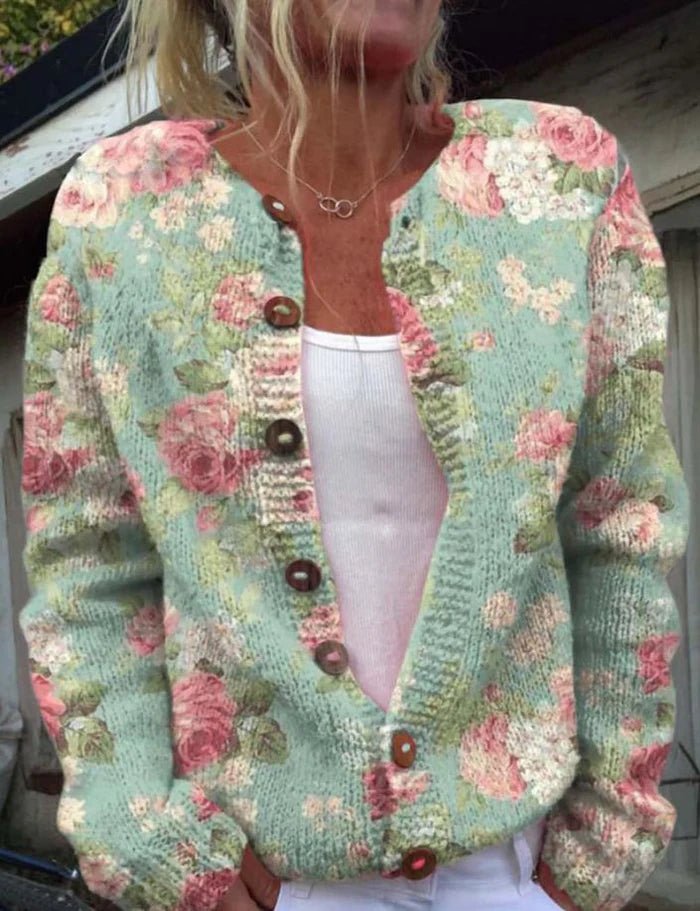 Magda™ | Vest met print - Lune Amsterdam