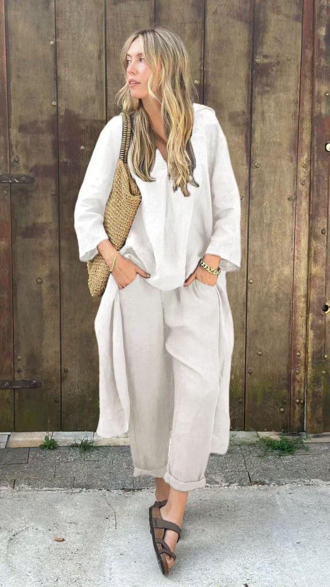 Marissa | Linnen Co - ord Set - Lune Amsterdam