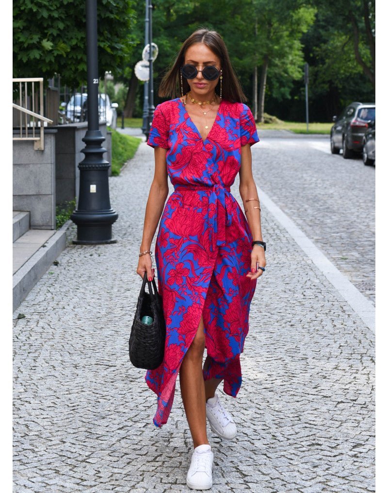 Nadine™ | Elegante Bloemenjurk - Lune Amsterdam