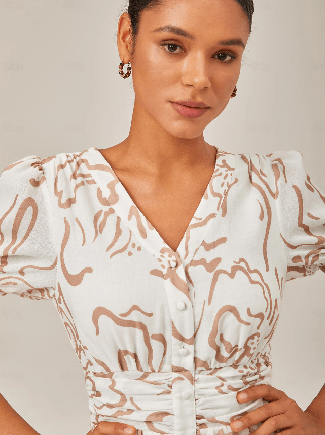 Natalie | Maxi Zomer Jurk - Lune Amsterdam