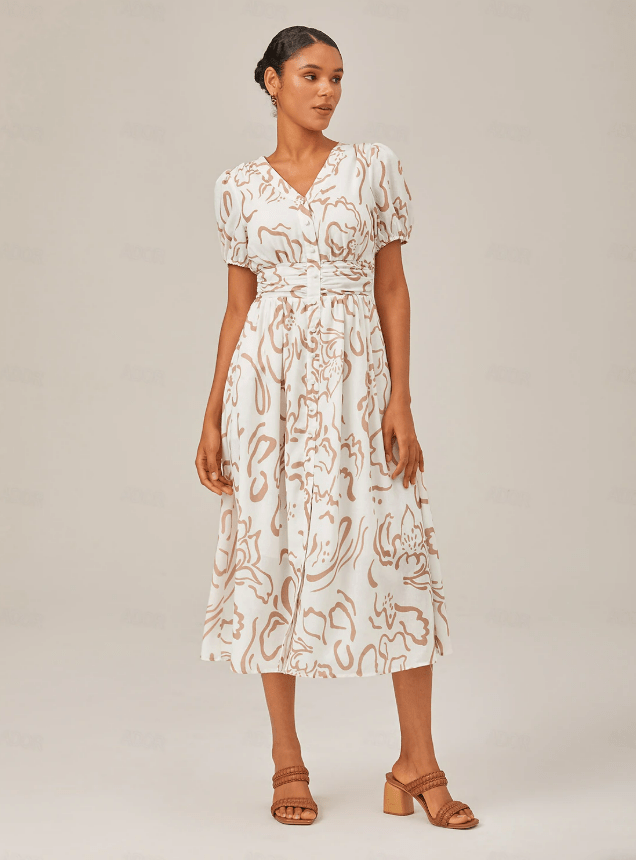 Natalie | Maxi Zomer Jurk - Lune Amsterdam