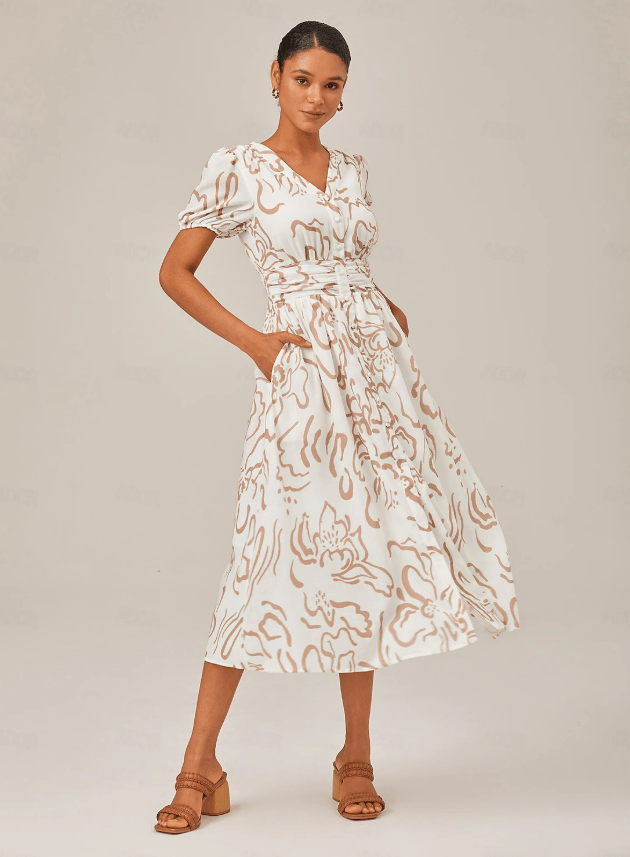 Natalie | Maxi Zomer Jurk - Lune Amsterdam