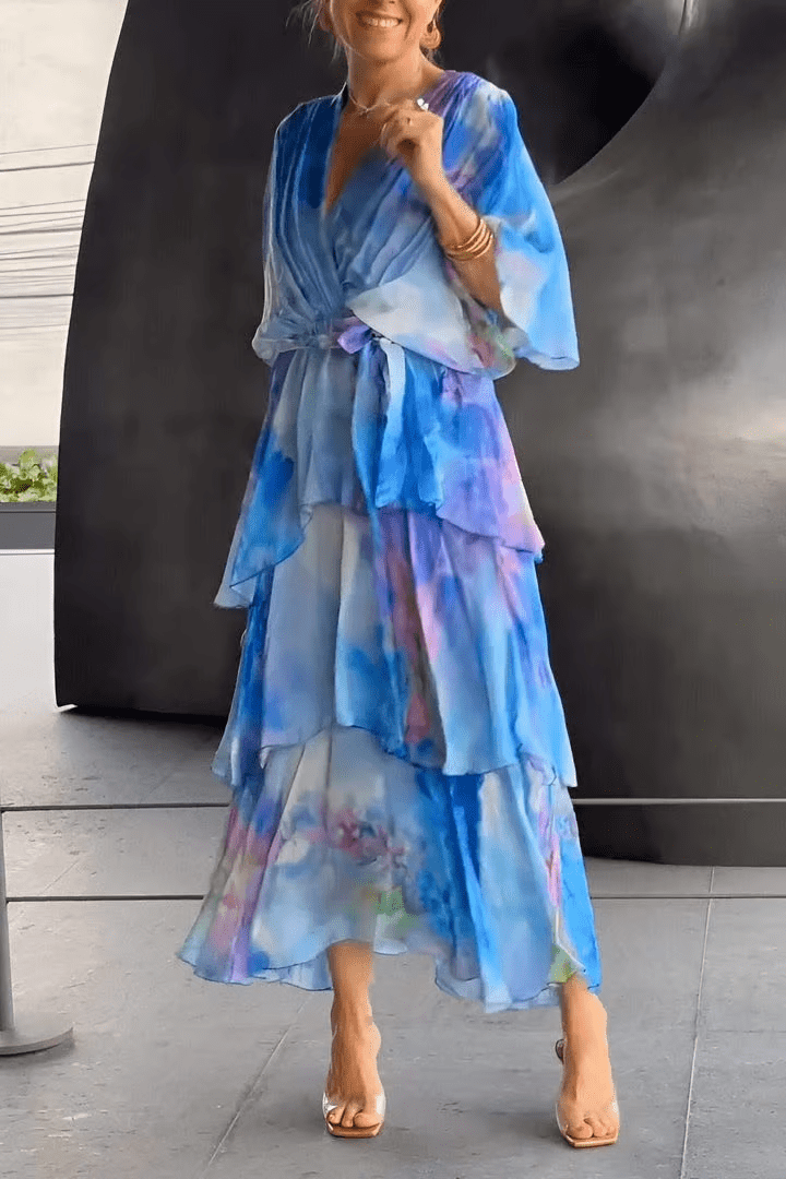 Natasja | Maxi Jurk Elegant - Lune Amsterdam