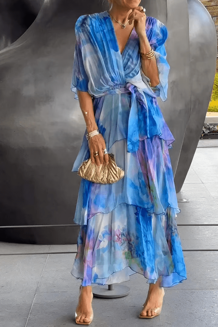 Natasja | Maxi Jurk Elegant - Lune Amsterdam