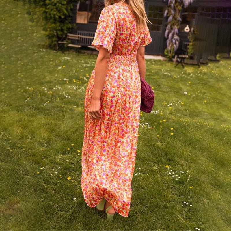 Rowena™ | Zomerjurk met V - hals - Lune Amsterdam