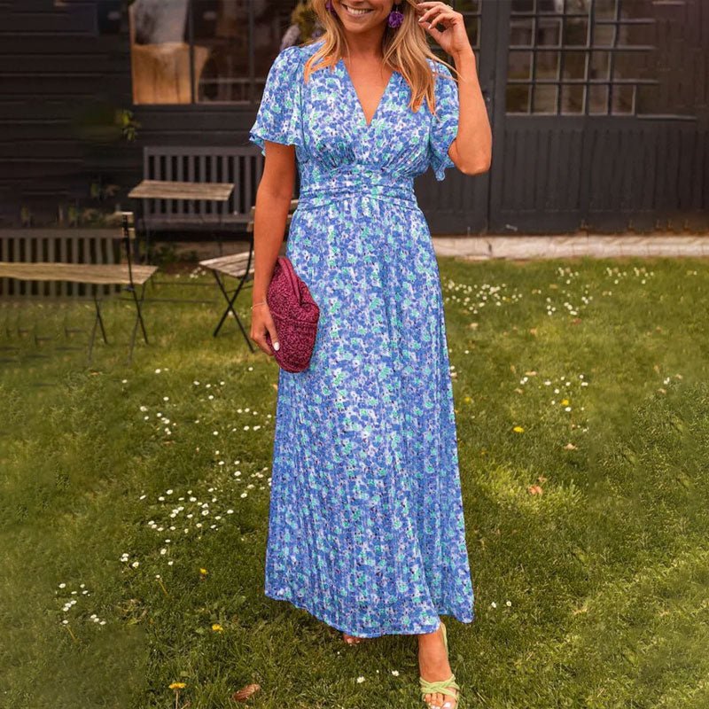 Rowena™ | Zomerjurk met V - hals - Lune Amsterdam