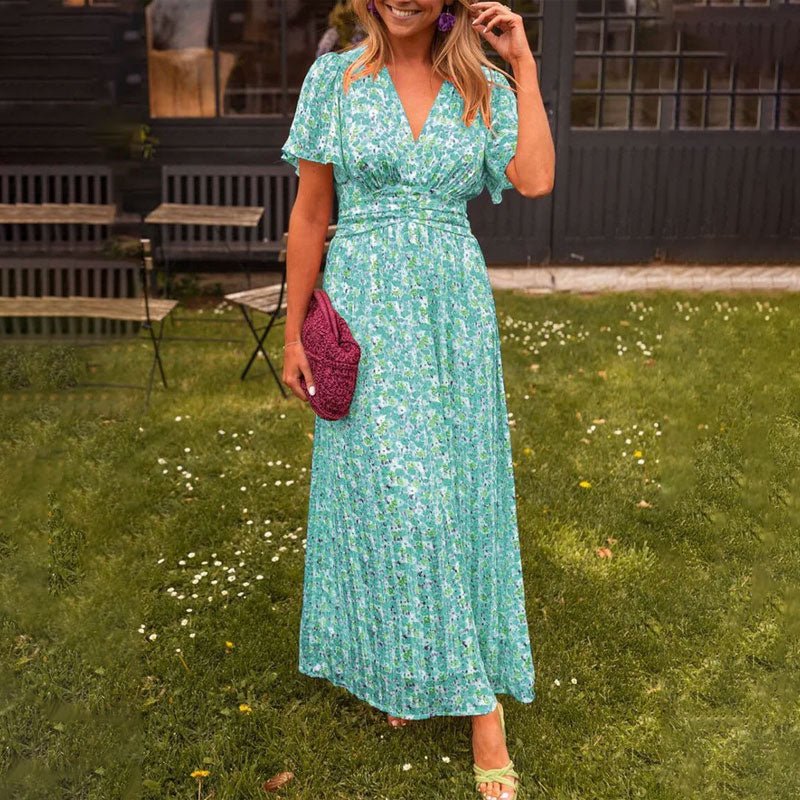 Rowena™ | Zomerjurk met V - hals - Lune Amsterdam