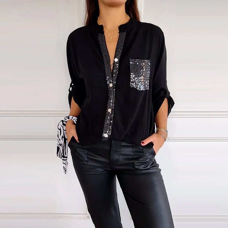 Sarah | Sequin Blouse - Lune Amsterdam