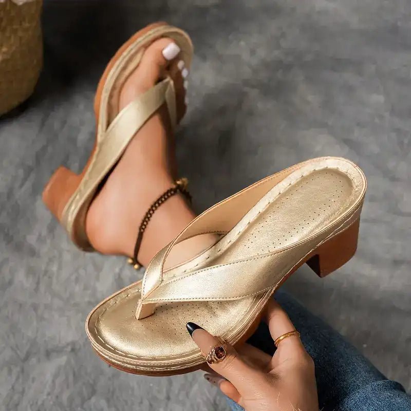 Sharon™ | Comfortabele sandalen met hak - Lune Amsterdam