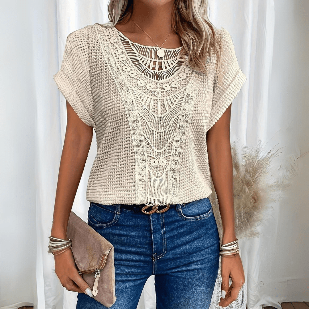 Stella™ | Elegante Ibiza - style blouse - Lune Amsterdam