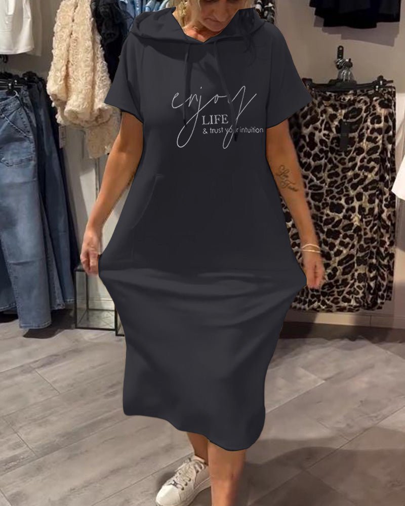 Susanne™ | Casual Hoodie Jurk - Lune Amsterdam