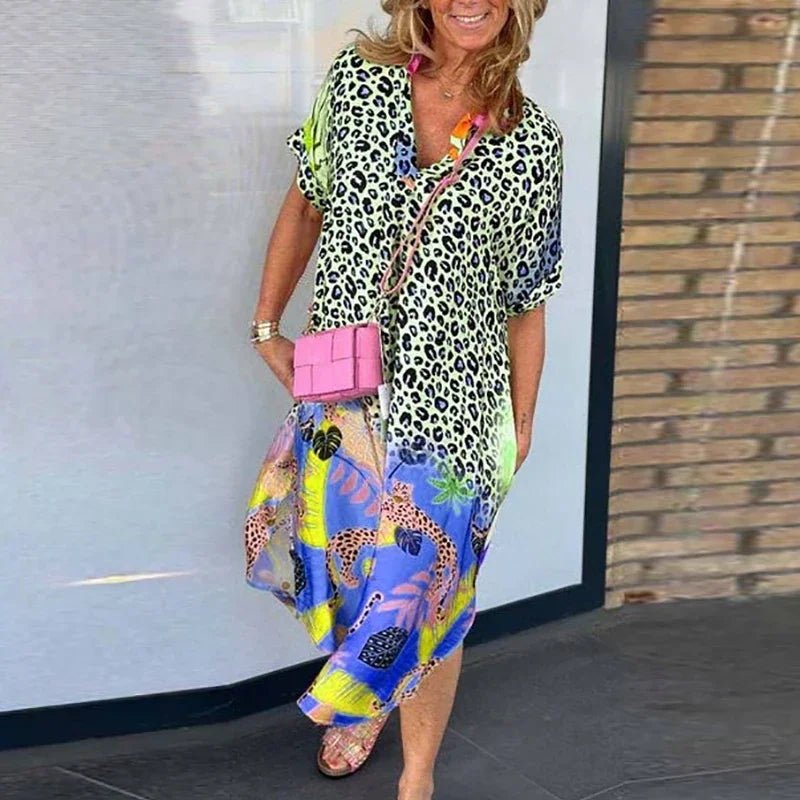 Tanya | Leopard Zomerjurk - Lune Amsterdam