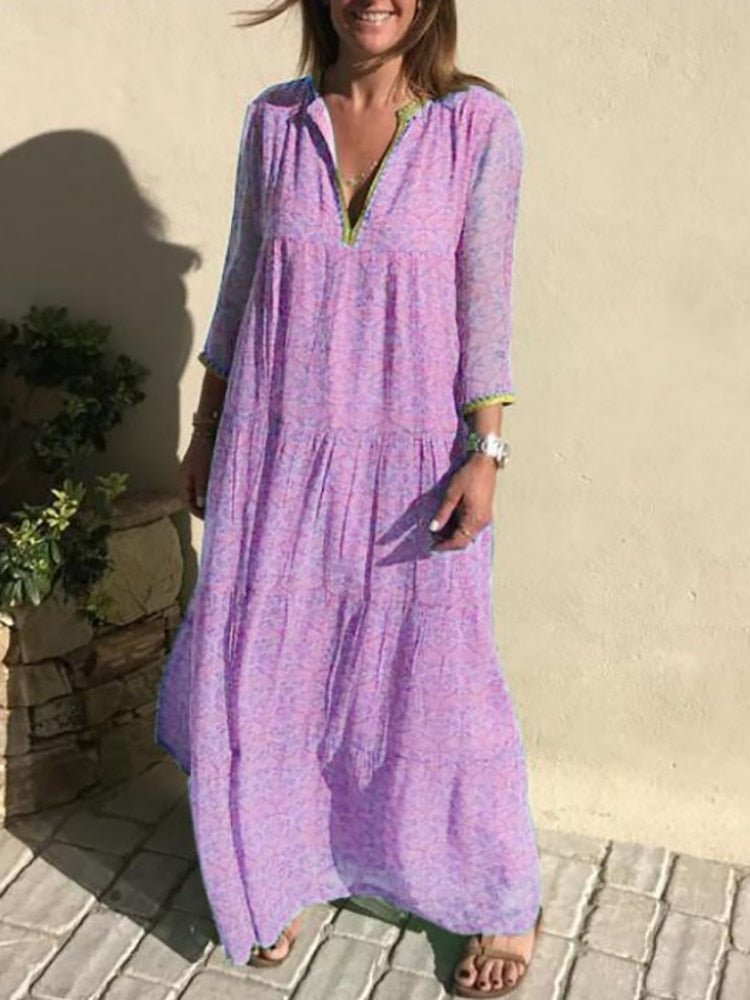 Violet | Maxi Jurk - Lune Amsterdam