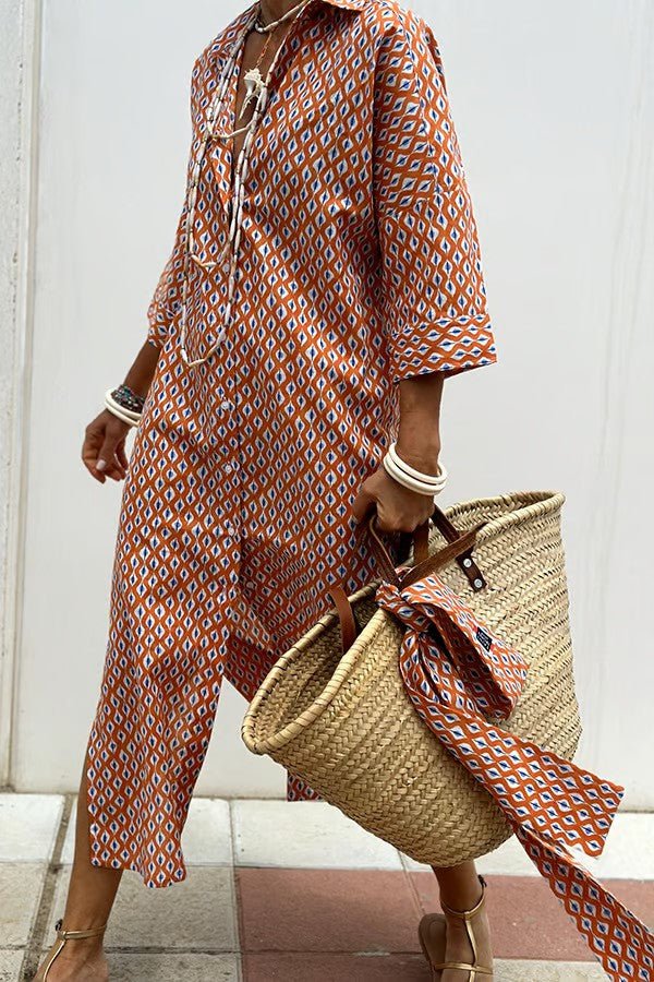 Vivienne | Linnen Maxi Jurk - Lune Amsterdam