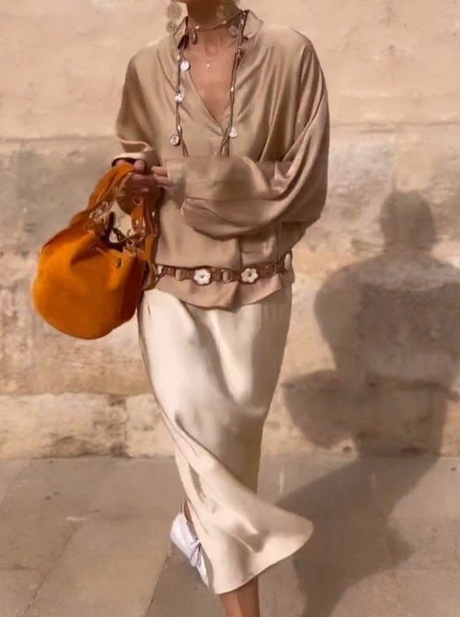 Yasmine | Satin Co - ord Set - Lune Amsterdam